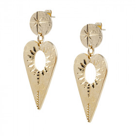 Boucles d'oreilles Cœur Ajouré
