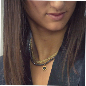 Collier Chaine plate
