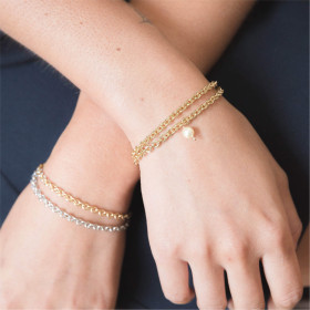 Bracelet Rococo et perle de Nacre