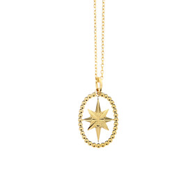 Collier fin Bubble Star