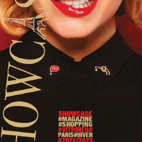 Sautoir Pierres facettes Etincelle noir - Showcase