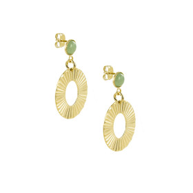 Petites boucles d’oreilles ajourées Icare