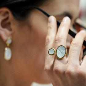 Bague double Miroir