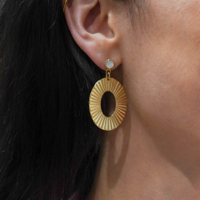 Boucles d’oreilles ajourées Icare