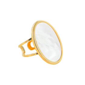 Bague ovale Miroir