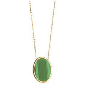 Collier ovale Miroir