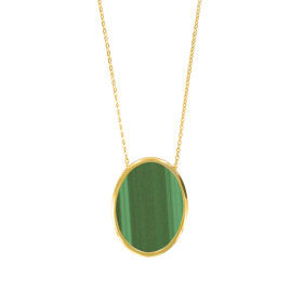 Collier ovale Miroir